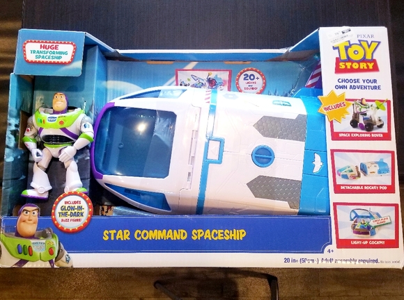 buzz space command playset